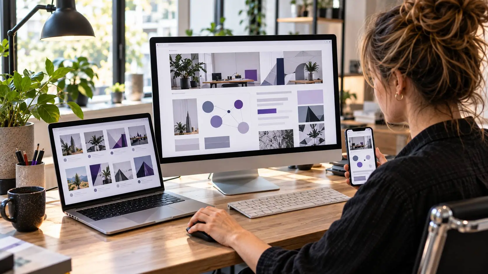 Visuele kennis gepubliceerd op verschillende digitale apparaten